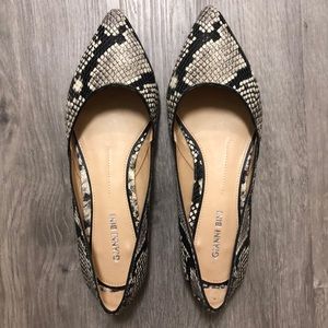 Gianna Bini Snake Skin Flats- ONLY WORN ONCE